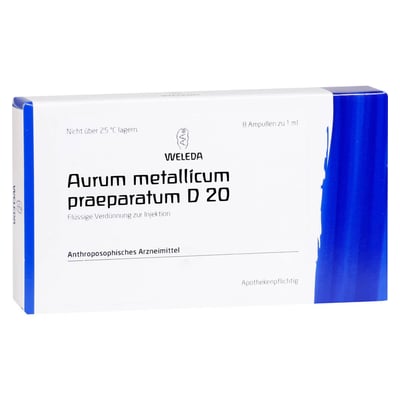 Aurum Metallicum Praeparatum D 20 Ampullen