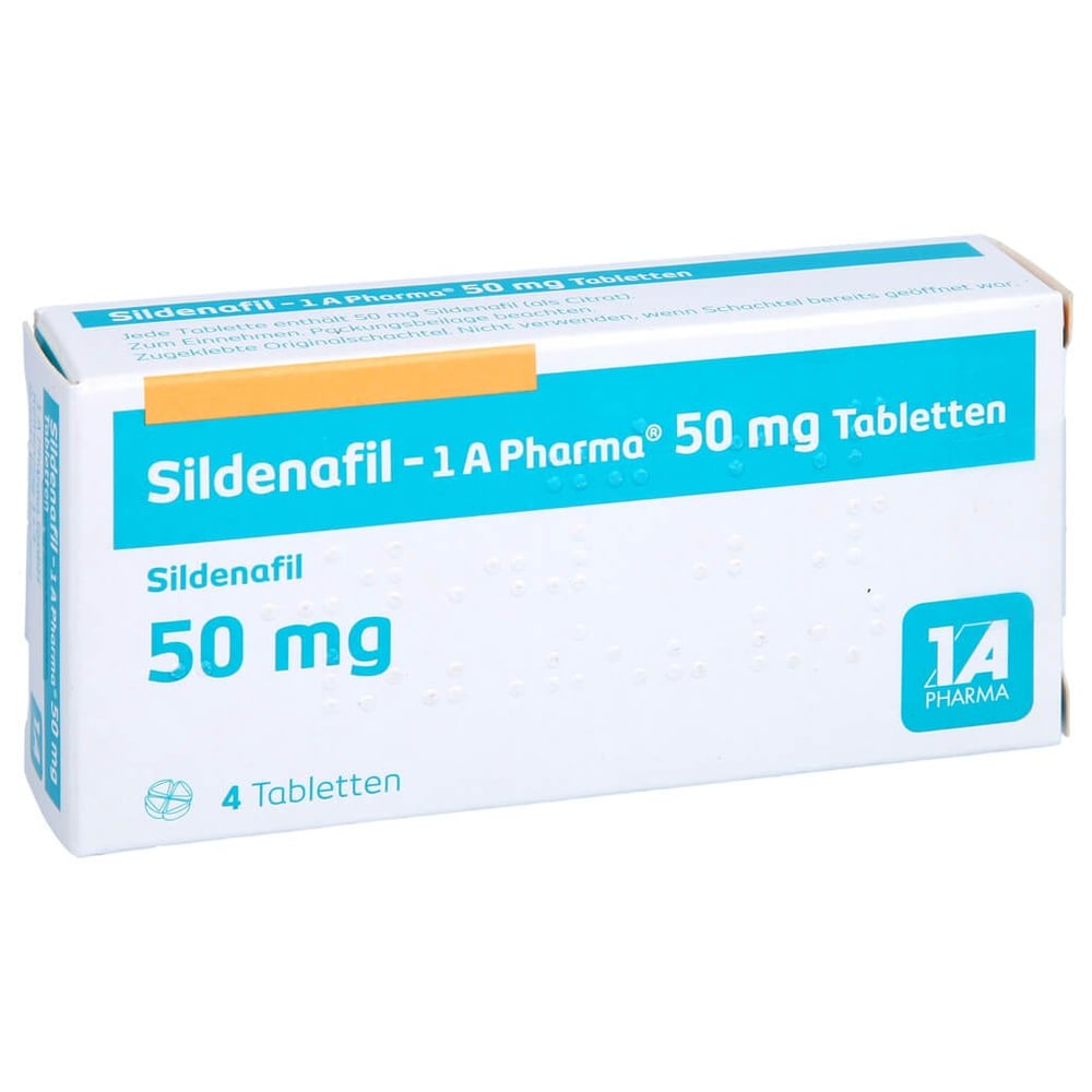 Sildenafil - 1 A Pharma 50 mg Tabletten