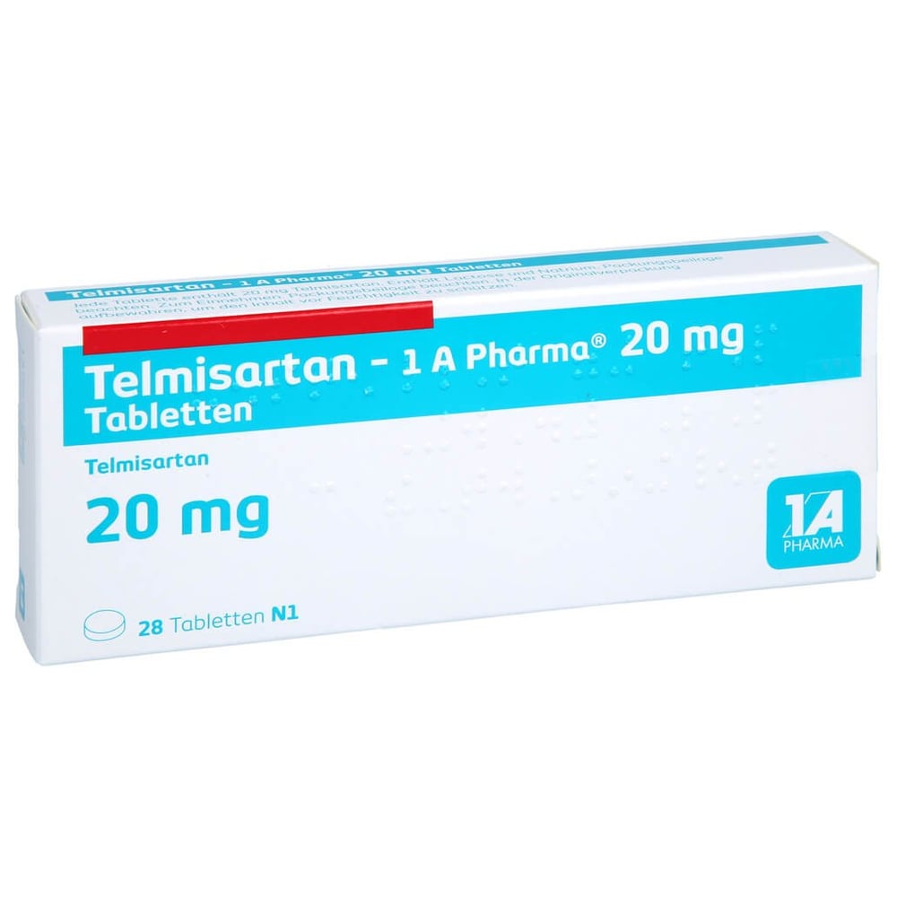 Telmisartan - 1 A Pharma 20mg Tabletten