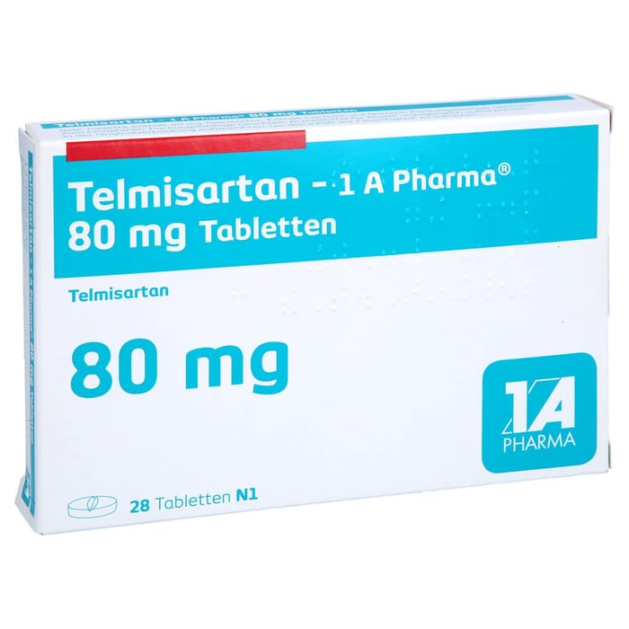 Telmisartan - 1 A Pharma 80mg Tabletten