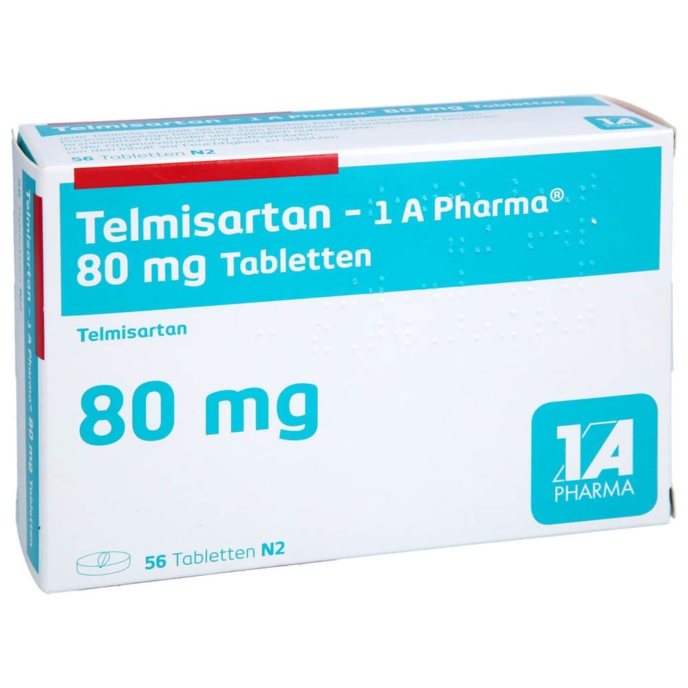 Telmisartan - 1 A Pharma 80mg Tabletten