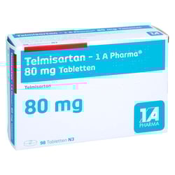 Telmisartan - 1 A Pharma 80mg Tabletten