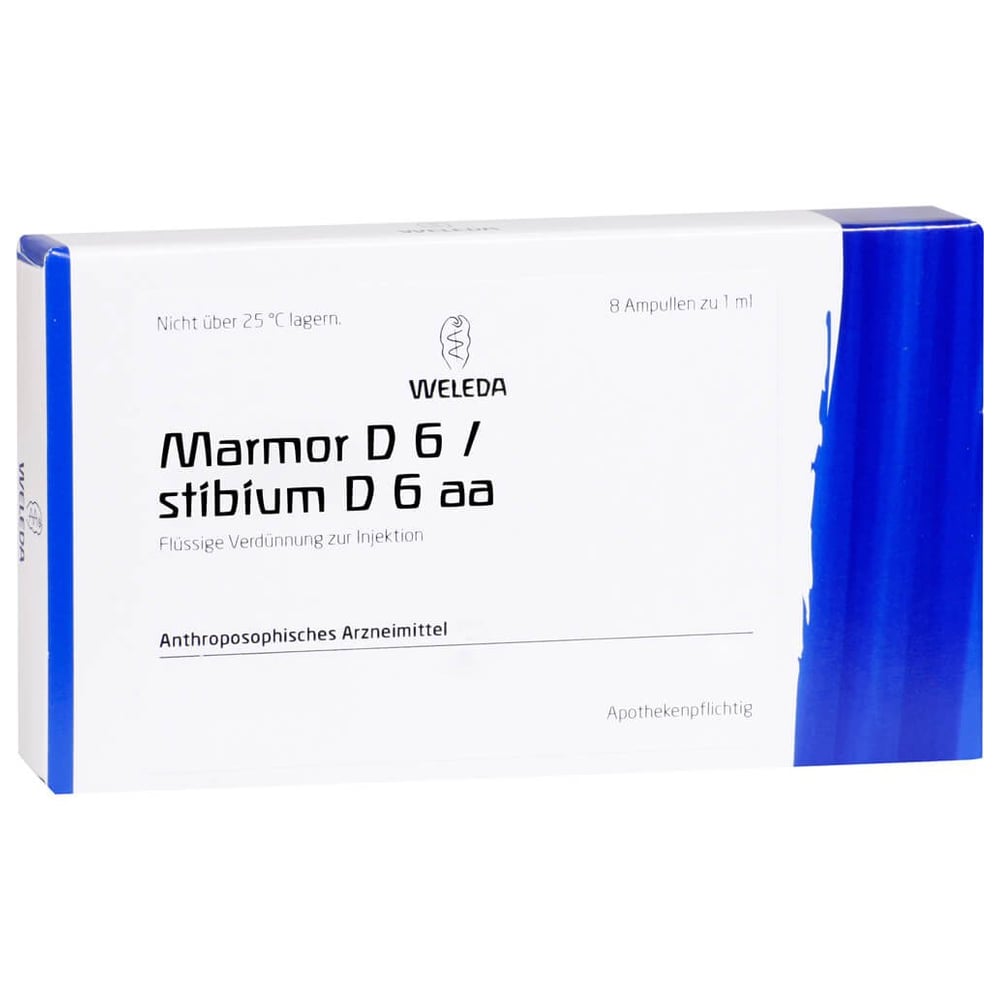 Marmor D 6/Stibium D 6 aa Ampullen