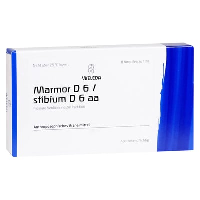 Marmor D 6/Stibium D 6 aa Ampullen