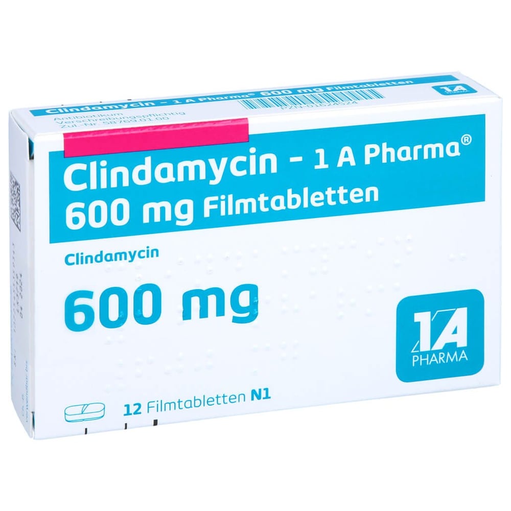 Clindamycin - 1 A Pharma 600mg Filmtabletten