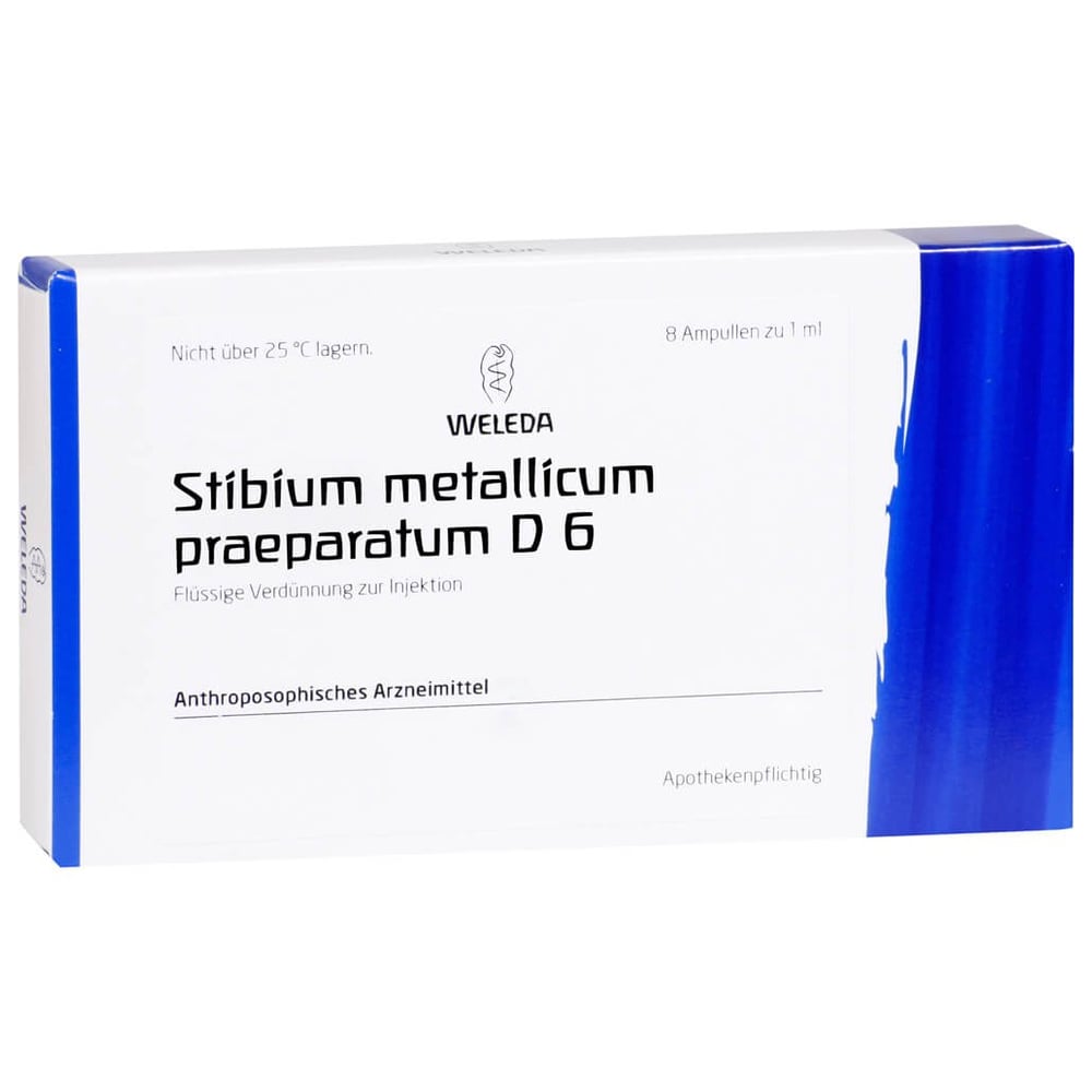 Stibium Metallicum Praeparatum D 6 Ampullen