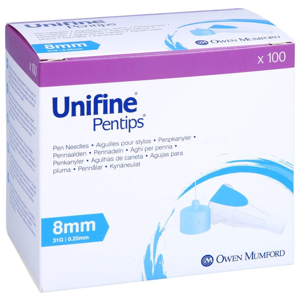Unifine Pentips 8mm 31g 1001 Artikel Medical