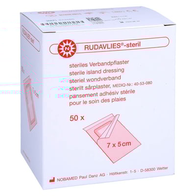 RUDAVLIES-steril Verbandpflaster5x7 cm