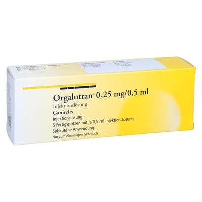 Orgalutran 0,25/0,5 ml Fertigspritzen Produktbild 1