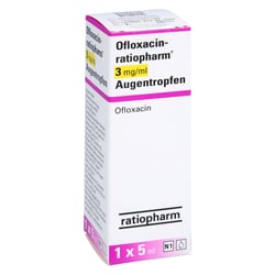 Ofloxacin-ratiopharm 3mg/ml Augentropfen