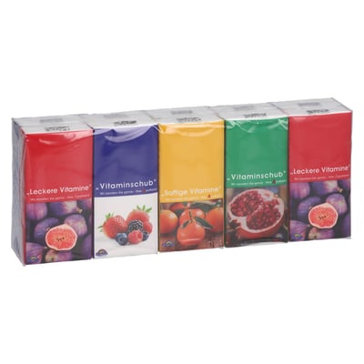 Taschentücher Motiv Vitamine