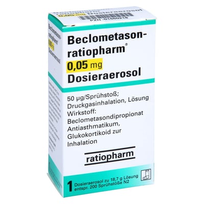 Beclometason-ratiopharm 0,05 mg