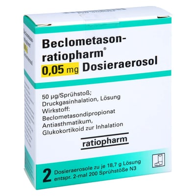 Beclometason-ratiopharm 0,05 mg