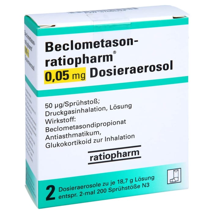 Beclometason-ratiopharm 0,05mg
