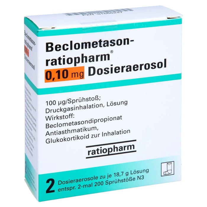 Beclometason-ratiopharm 0,10mg