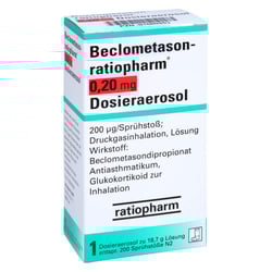 Beclometason-ratiopharm 0,20 mg