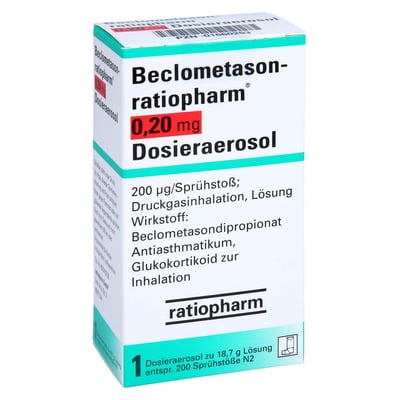 Beclometason-ratiopharm 0,20 mg