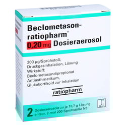 Beclometason-ratiopharm 0,20 mg