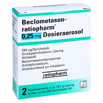 Beclometason-ratiopharm 0,25 mg