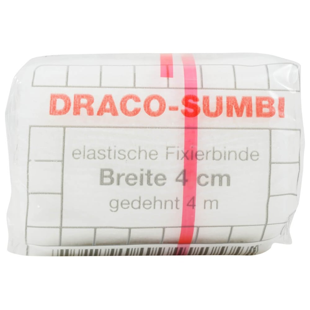 Dracosumbi Fixierbinde 4 cmx4 m weiß