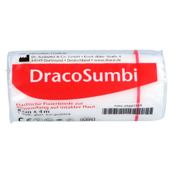 Dracosumbi Fixierbinde 8 cmx4 m weiß