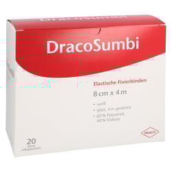 Dracosumbi Fixierbinde 8 cmx4 m weiß