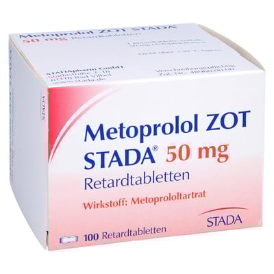 Metoprolol ZOT STADA 50 mg