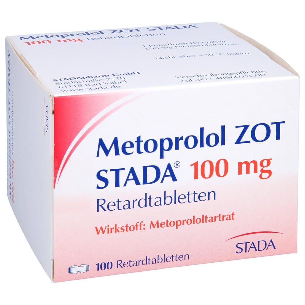 Metoprolol ZOT STADA 100 mg