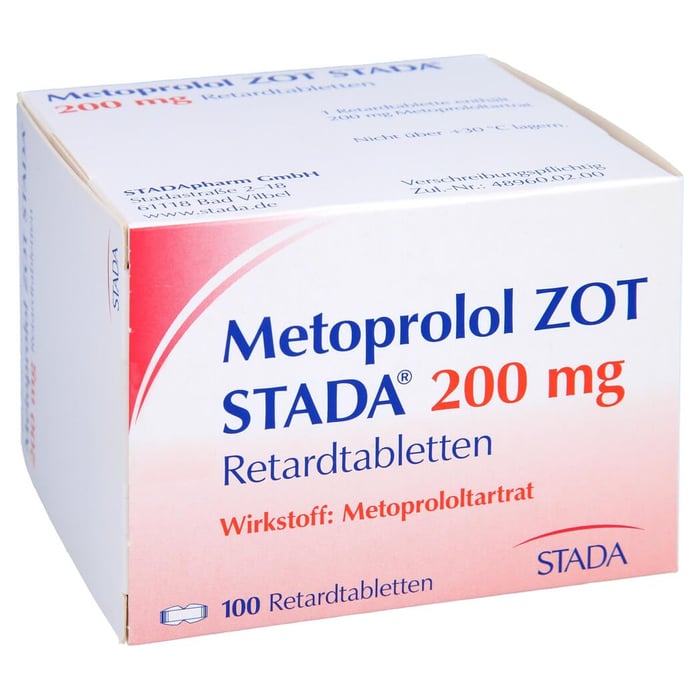 Metoprolol ZOT STADA 200mg