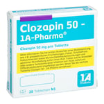 Clozapin 50-1A Pharma Produktbild 1