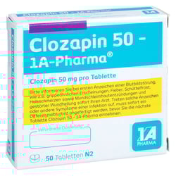 Clozapin 50-1A Pharma