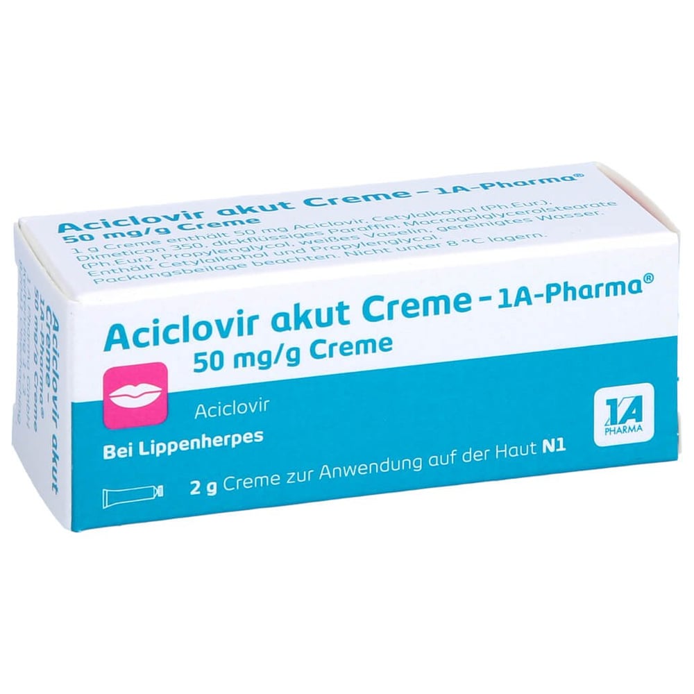 Aciclovir akut Creme-1A Pharma