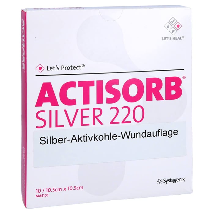 Actisorb 220 Sil 10.5x10.5