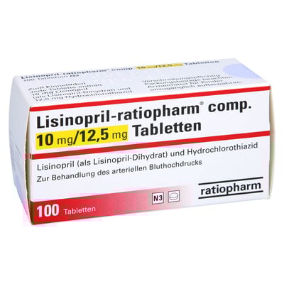 Lisinopril-ratiopharm comp. 10 mg/12,5 mg