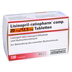 Lisinopril-ratiopharm comp. 20 mg/12,5 mg