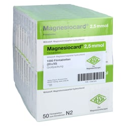 Magnesiocard 2,5 mmol