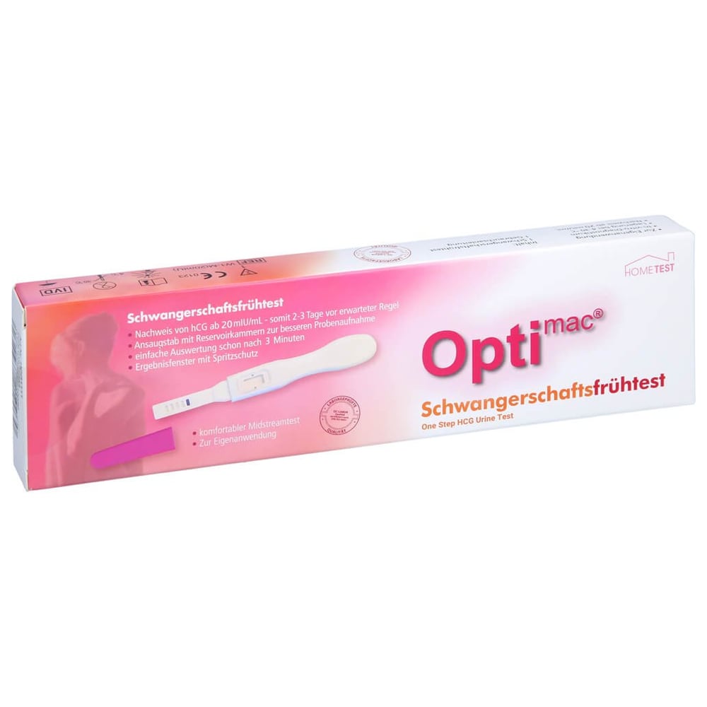 Optimac Schwangerschafts-Frühtest