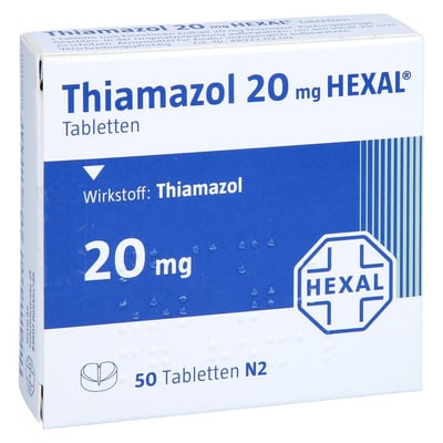 Thiamazol 20 mg HEXAL