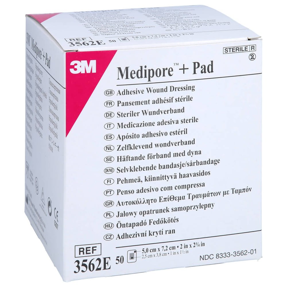 Medipore plus Pad steriler Wundverband 3562E