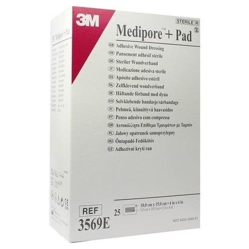 Medipore plus Pad steriler Wundverband 3569E
