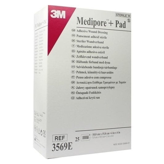 Medipore plus Pad steriler Wundverband 3569E