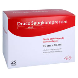 Saugkompressen steril 10x10 cm