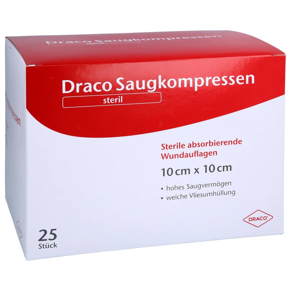 Saugkompressen steril 10x10cm