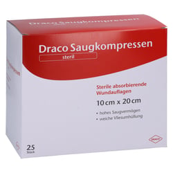 Saugkompressen steril 10x20 cm