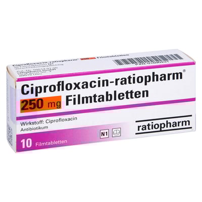 Ciprofloxacin-ratiopharm 250 mg