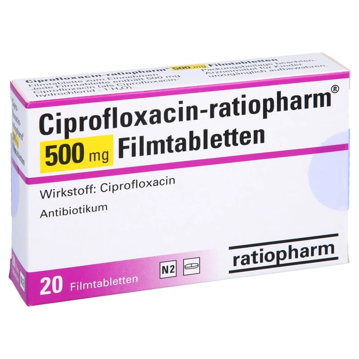 Ciprofloxacin-ratiopharm 500mg