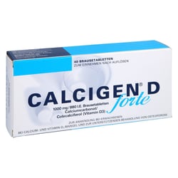 Calcigen D forte 1000 mg/880 I.E. Brausetabletten