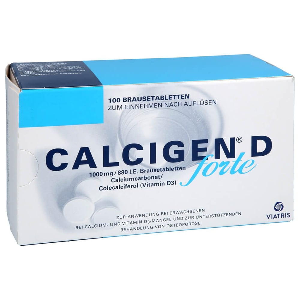 Calcigen D forte 1000 mg/880 I.E. Brausetabletten