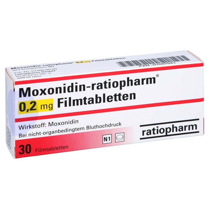 Moxonidin-ratiopharm 0,2mg