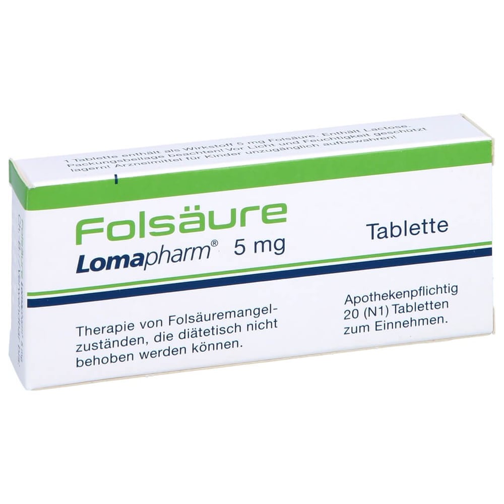 Folsäure Lomapharm 5 mg